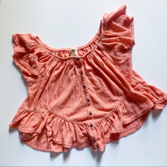 Free people• off the shoulder ruffle top flutter - Picture 8 of 8